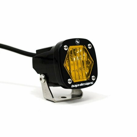 BAJA DESIGNS S1 Amber Wide Cornering LED Light with Mounting Bracket Single 380015